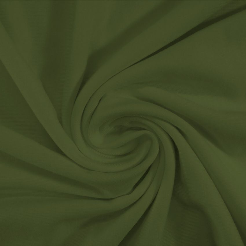 Rayon Spandex Military Green - Click Image to Close